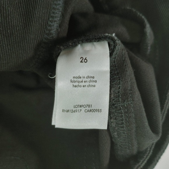 We Wore What Women's Jeans Size 26 Cut Out Straight Leg Black - Picture 10 of 13